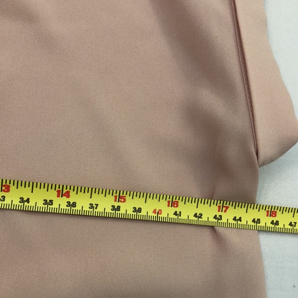 Philosophy Womens Blush Nude Pink Cuffed Sleeve Blouse Size XS - Picture 6 of 9